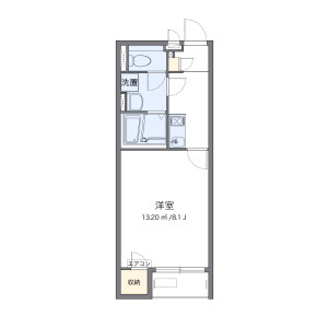 1K Apartment in Menuma - Kumagaya-shi Floorplan