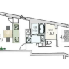 1SLDK Apartment to Rent in Meguro-ku Floorplan