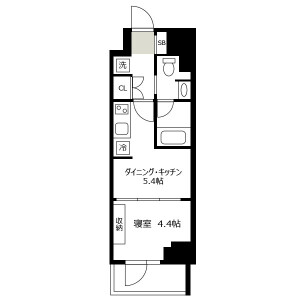 1DK Mansion in Nishiikebukuro - Toshima-ku Floorplan
