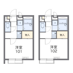 1K Apartment in Daita - Setagaya-ku Floorplan
