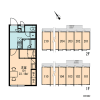 名护市出租中的1K公寓大厦 布局图