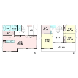 3LDK House in Mutsura - Yokohama-shi Kanazawa-ku Floorplan