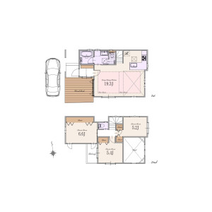 3LDK House in Eifuku - Suginami-ku Floorplan