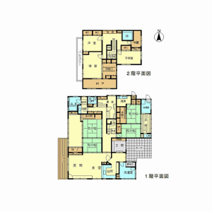 7SLDK {building type} in Utano shibahashicho - Kyoto-shi Ukyo-ku Floorplan