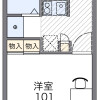 1K Apartment to Rent in Tsu-shi Floorplan