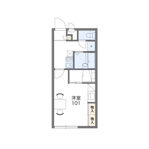 1K Mansion in Yogi - Naha-shi Floorplan