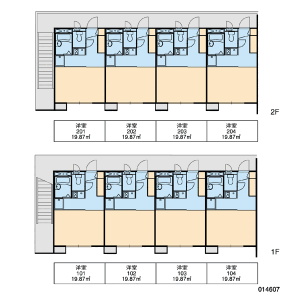 1K Apartment in Shimodacho - Yokohama-shi Kohoku-ku Floorplan