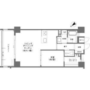 1LDK Mansion in Maeda - Kunigami-gun Onna-son Floorplan