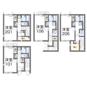 1K Apartment in Atagocho - Tsushima-shi Floorplan