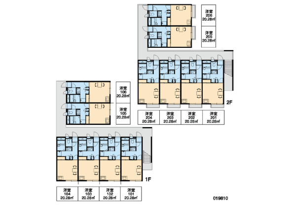 1K Apartment to Rent in Sagamihara-shi Chuo-ku Floorplan