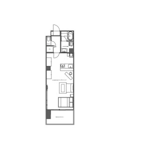 1R Mansion in Azumabashi - Sumida-ku Floorplan