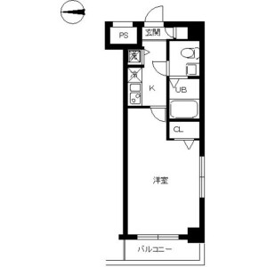 1K Mansion in Yokokawa - Sumida-ku Floorplan