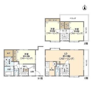 3LDK House in Setagaya - Setagaya-ku Floorplan