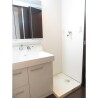 荒川區出租中的1K公寓大廈 盥洗室