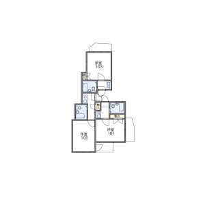 1K Apartment in Shirokanedai - Minato-ku Floorplan