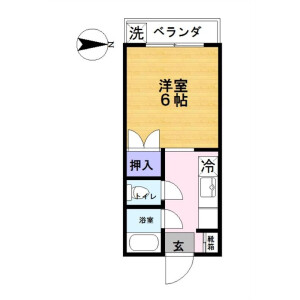 1K Mansion in Yanaka - Adachi-ku Floorplan