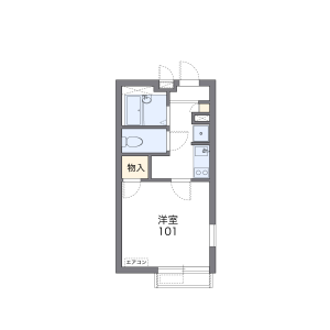 1K Mansion in Toricho - Yokohama-shi Minami-ku Floorplan