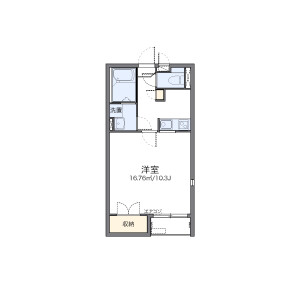 1K Apartment in Sugikubokita - Ebina-shi Floorplan
