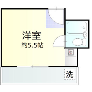 1R Mansion in Yayoicho - Nakano-ku Floorplan