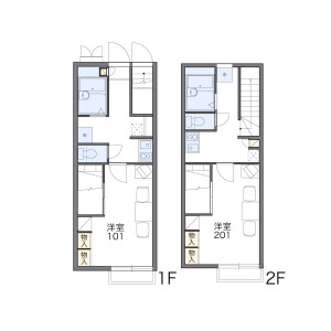 1K Apartment in Kisohigashi - Machida-shi Floorplan