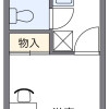 1K Apartment to Rent in Higashikurume-shi Floorplan