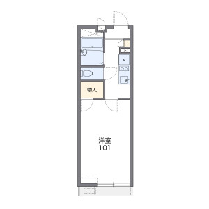1K Apartment in Ikeda - Kofu-shi Floorplan