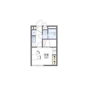 1K Apartment in Oyacho - Nishinomiya-shi Floorplan