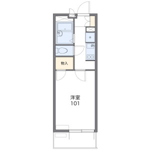 1K Mansion in Daida - Abiko-shi Floorplan