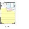 新宿区出租中的1R公寓大厦 楼层布局