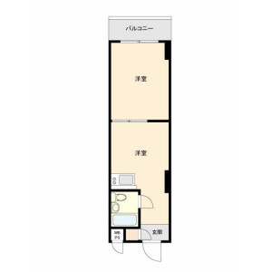 1DK Mansion in Minamioi - Shinagawa-ku Floorplan