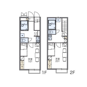 1K Apartment in Fussa - Fussa-shi Floorplan