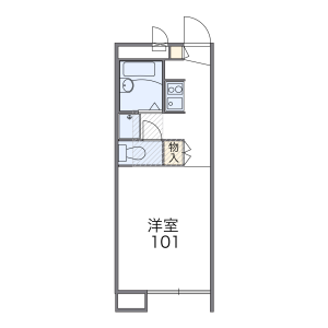 1K Apartment in Minamitanaka - Nerima-ku Floorplan