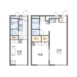 1K Apartment in Maenocho - Itabashi-ku Floorplan