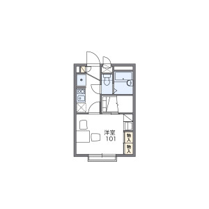1K Apartment in Nagatsuta - Yokohama-shi Midori-ku Floorplan