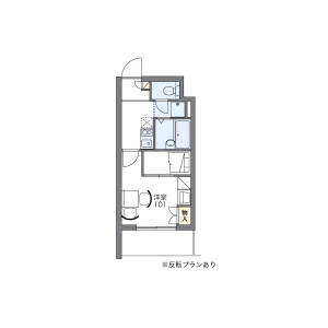 1K Apartment in Honkomagome - Bunkyo-ku Floorplan