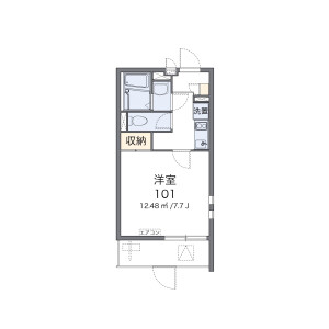 1K Mansion in Shonai saiwaimachi - Toyonaka-shi Floorplan