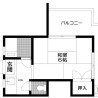 1K Apartment to Rent in Shinjuku-ku Floorplan