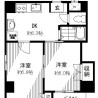 2DK Apartment to Rent in Sumida-ku Floorplan