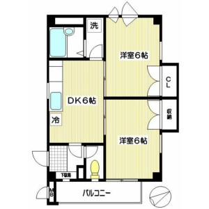 2DK Mansion in Suge - Kawasaki-shi Tama-ku Floorplan