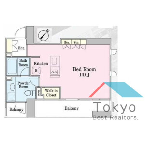 1R Mansion in Tomigaya - Shibuya-ku Floorplan