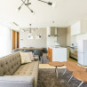 1LDK Serviced Apartment to Rent in Osaka-shi Fukushima-ku Living Room