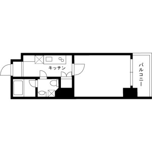1K Mansion in Hamamatsucho - Minato-ku Floorplan