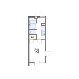 1K Apartment in Shimo - Kita-ku Floorplan