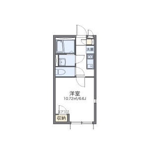 1K Apartment in Kitami - Setagaya-ku Floorplan