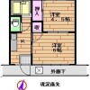 板桥区出租中的2K公寓大厦 楼层布局