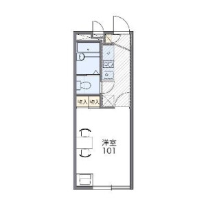 1K Apartment in Haruoka - Saitama-shi Minuma-ku Floorplan