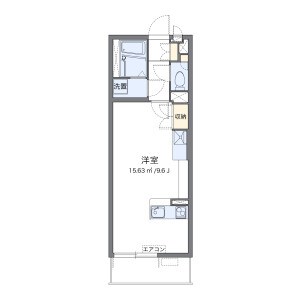 1R Mansion in Meinohama - Fukuoka-shi Nishi-ku Floorplan