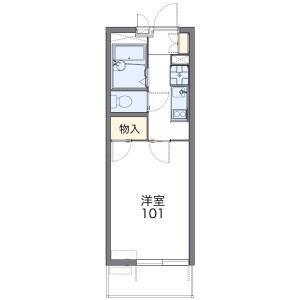 1K Mansion in Nabeshimacho - Kyoto-shi Fushimi-ku Floorplan