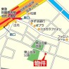 1R Apartment to Rent in Meguro-ku Map