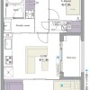 1SLDK Apartment to Buy in Osaka-shi Tennoji-ku Floorplan